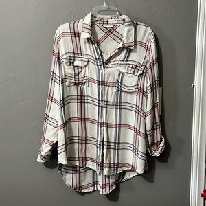Olivia Gray plaid long sleeve shirt